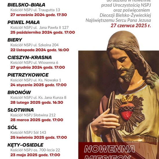 KOŚCIOŁY STACYJNE - 350 lecie OBJAWIEŃ NSPJ Diecezja...