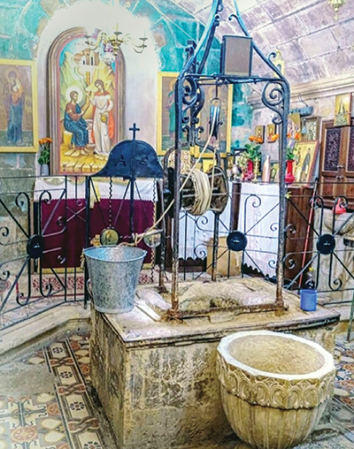 Studnia św. Jakuba z Ewangelii  Św. Jana (J 4, 5-15. 19b-26. 39a. 40-42)